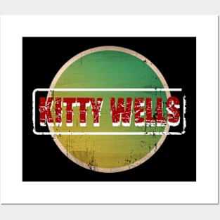 Kitty Wells Text Design Posters and Art